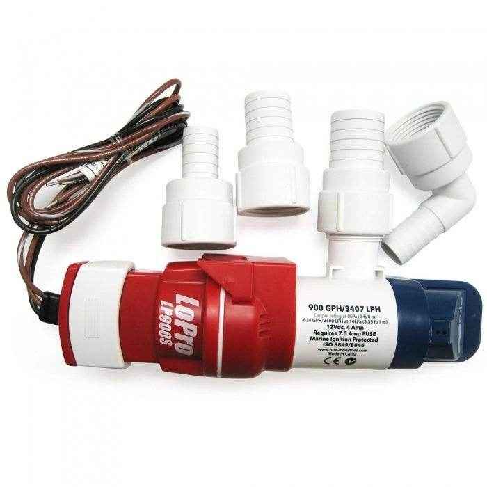900 GPH Automatic LoPro Bilge Pump, 12V | Rule LP900S - MacombMarineParts.com