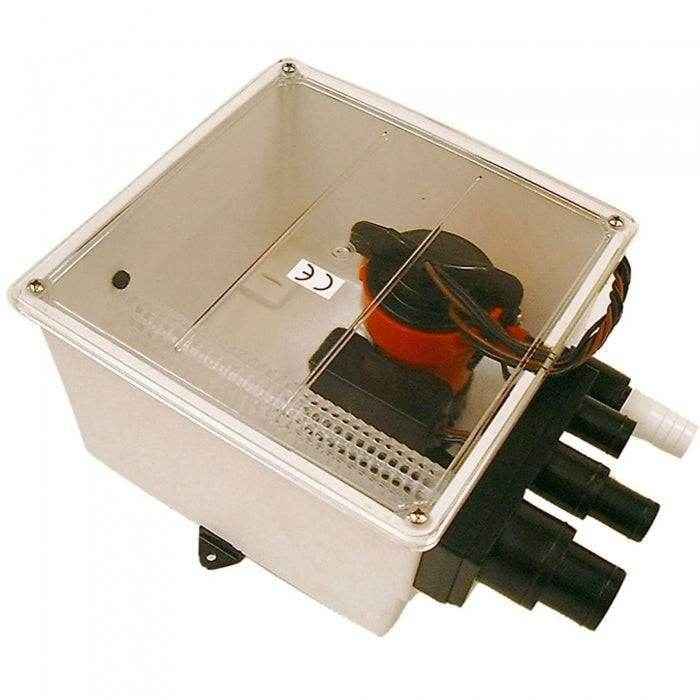 972 GPH Shower Drain Pump 12V | Johnson Pump 57151 - MacombMarineParts.com