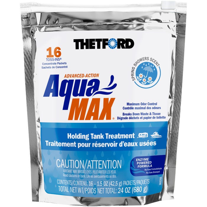 Aquamax Waste Tank Treatment, pack of 16 | Thetford 96631
