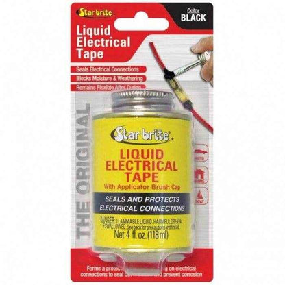 Black Liquid Electrical Tape - 4 oz. | Star Brite 084104B