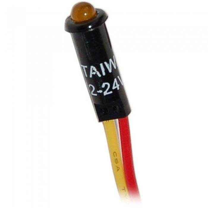Blue Sea 12/24 Volt Amber Led Indicator Light 8033