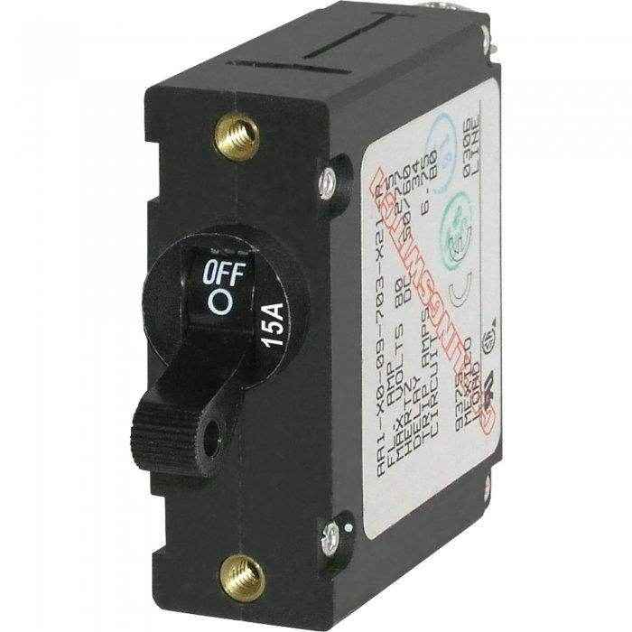 Blue Sea 15 Amp Ac/Dc Magnetic Circuit Breaker 7208
