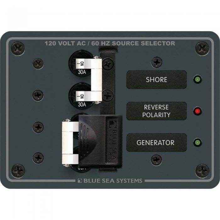Blue Sea 2 Source Selection Circuit Breaker Panel 8032