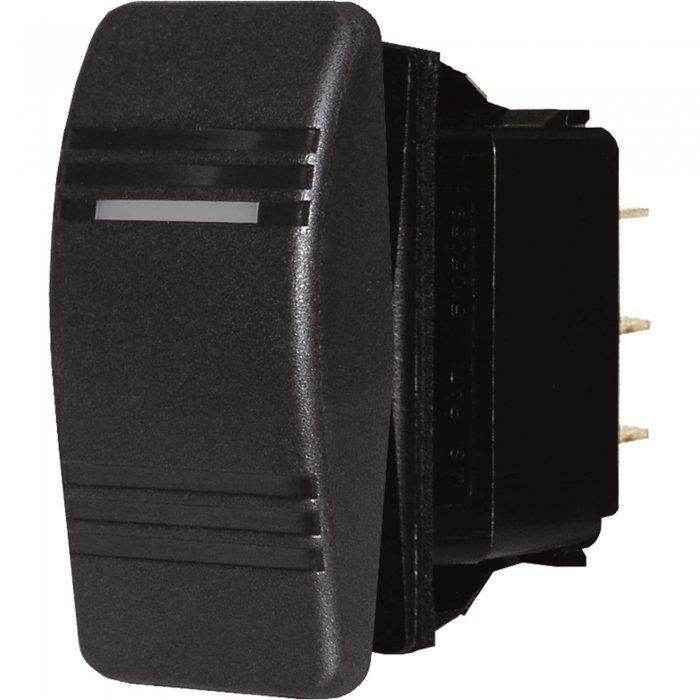 Blue Sea Off-On Water Resistant Black Contura Switch 8282