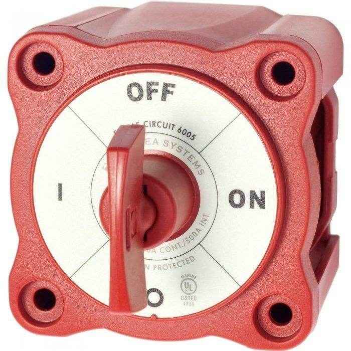 Blue Sea Red M Series Battery Switch 6005