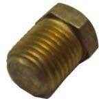 Brass Pipe Plug 1/4 Inch Hex Head | Crusader RS3552