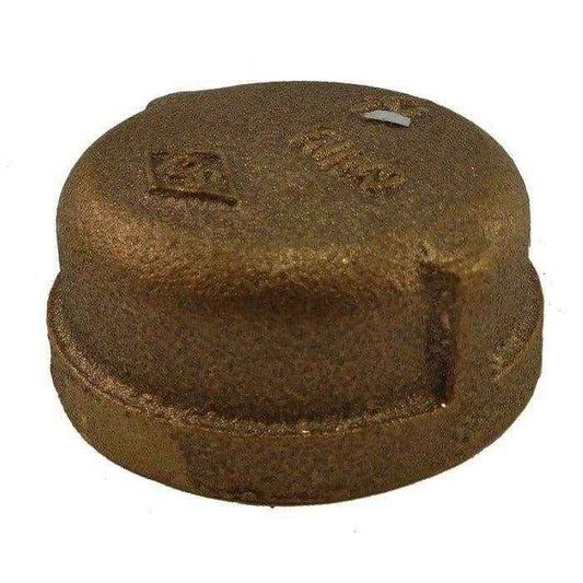 Bronze Pipe Cap Fitting - 1-1/4 inch | ACR Industries 44-476