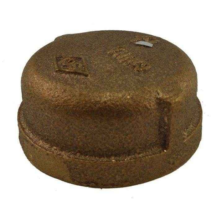 Bronze Pipe Cap Fitting - 1-1/4 inch | ACR Industries 44-476