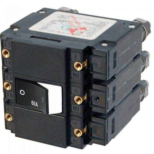 Blue Sea Circuit Breaker C3 Raised Rocker 60Ac 7586 - MacombMarineParts.com