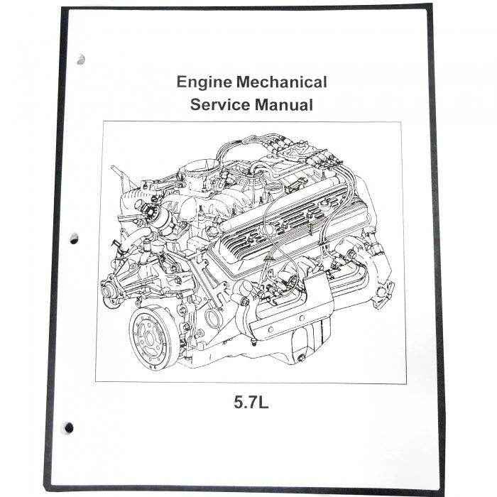 Crusader 5.7L Engine Mechanical Service Manual | Crusader L510015