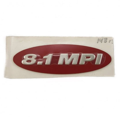 Crusader Decal, "8.1 Mpi" Oval (Red) R143133