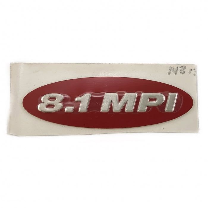 Crusader Decal, "8.1 Mpi" Oval (Red) R143133