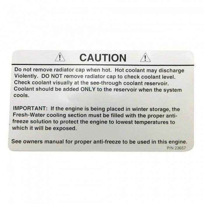 Decal Heat Exchanger | Crusader 23657