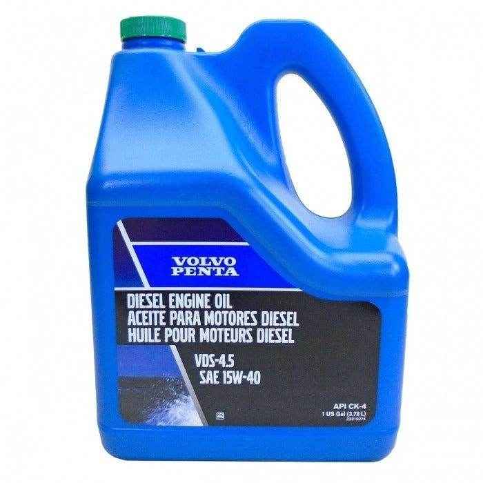 Diesel Engine Oil VDS-4.5 SAE 15W-40 Gallon | Volvo Penta 23219274