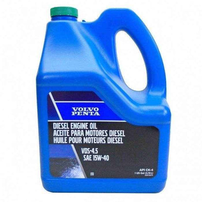 Diesel Engine Oil VDS-4.5 SAE 15W-40 Gallon | Volvo Penta 23219274
