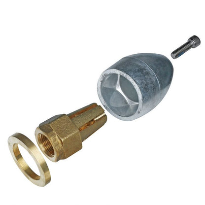 E-Shaft Zinc Prop Nut Anode Kit, 1-Inch Thread | Martyr CMPNEZC08