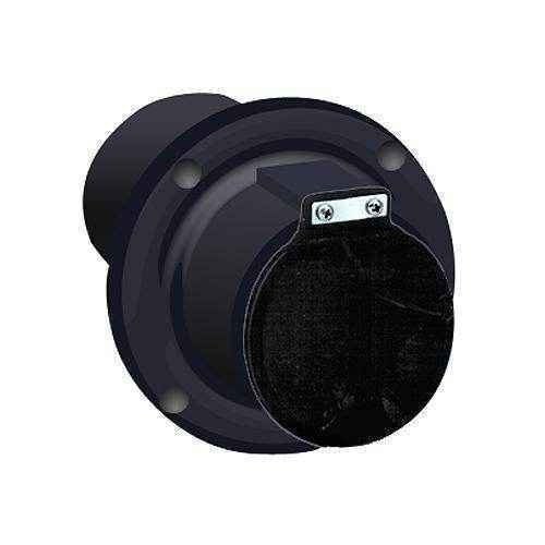 Thru Hull Fitting Exhaust with Flapper 4 in. Black | Centek 1200325
