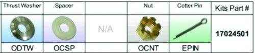 Fixed Hub Prop Hardware Kit - BRP, Type D | Solas 17024501
