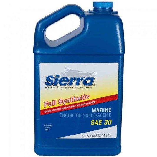 Full Synthetic 4-Stroke Oil SAE 30 - 5 qt. | Sierra 18-9410-4