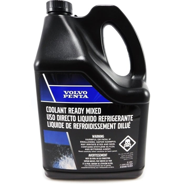 Green Ready Mixed Coolant - 5 Liter | Volvo Penta 22567233