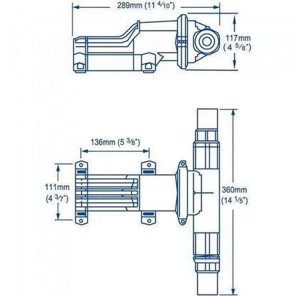 Gulper Toilet Discharge Pump 24 Volt | Whale BP2554B