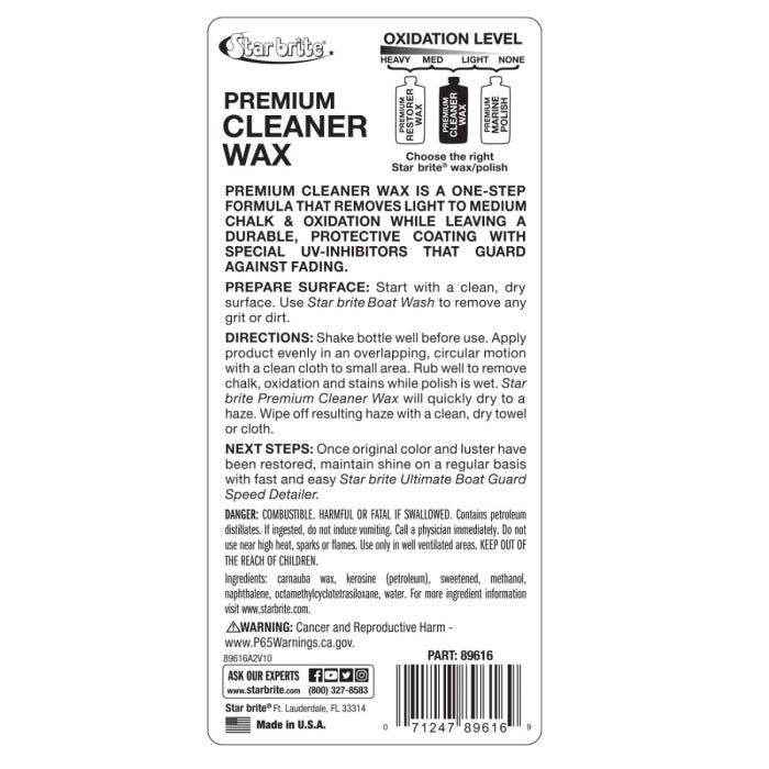 Heavy Duty Cleaner Wax with PTEF - 16 oz. | Star Brite 089616P