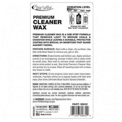 Heavy Duty Cleaner Wax with PTEF - 32 oz. | Star Brite 089632P