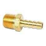 Hose Barb Brass Fitting 1/4 inch MNPT x 1/4 inch | Sierra 18-8042