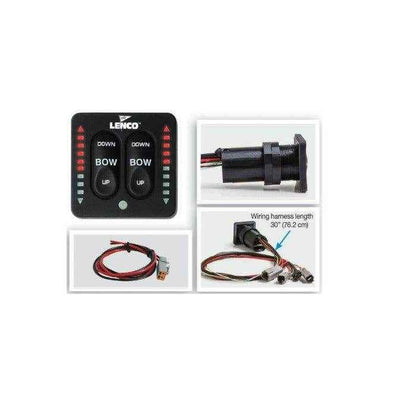 LED Integrated Trim Tab Switch Kit | Lenco 15170-001