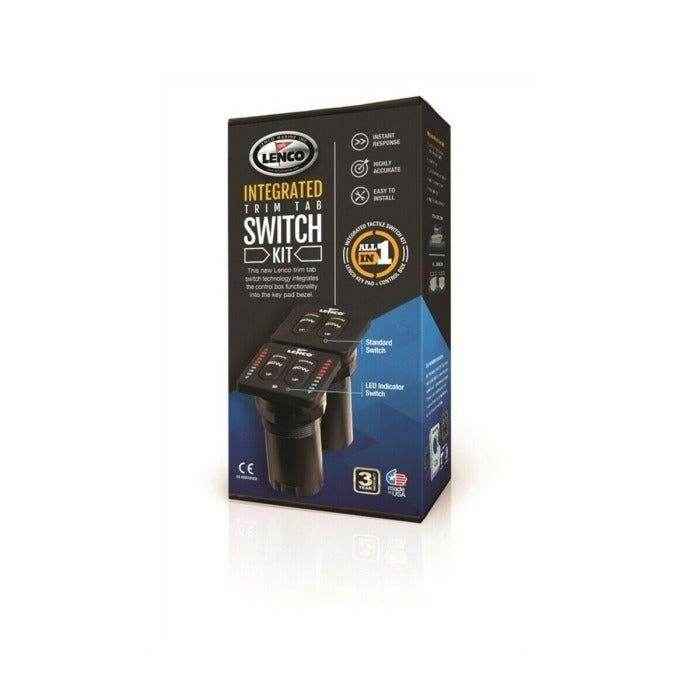 LED Integrated Trim Tab Switch Kit | Lenco 15170-001