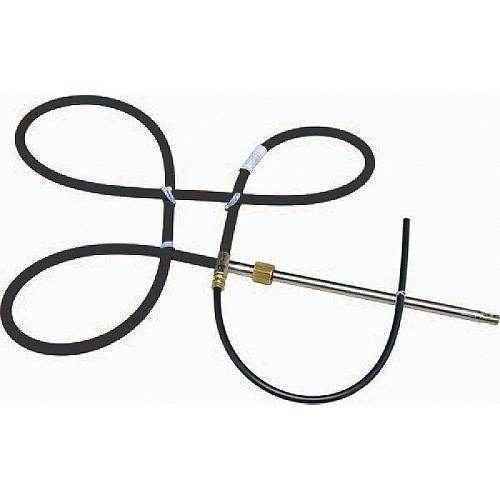 M90 Universal Mach Performance Rotary Steering Cable, 7' Black | Uflex M90BX07