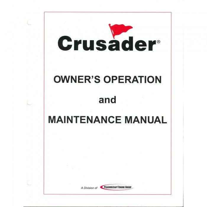 MPI 2001 Owners Manual | Crusader L510001-04