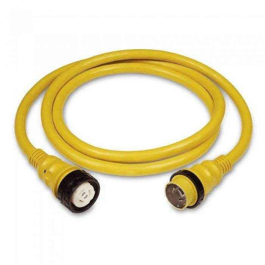 Marinco 50A 125/250V Powercord Plus W/Collar 12 Foot 6152SPP-12S