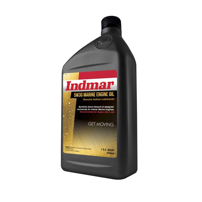 Marine Engine Oil 5W-30 Synthetic Blend, Quart | Indmar 872003-1
