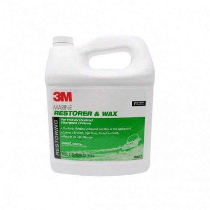 Marine Fiberglass Restorer and Wax - 1 Gallon | 3M 09007