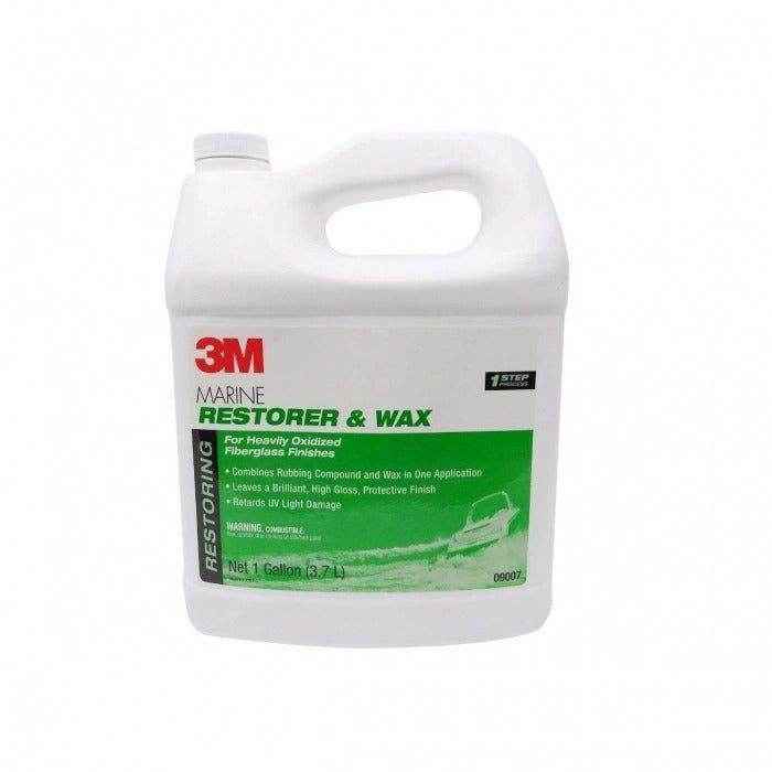 Marine Fiberglass Restorer and Wax - 1 Gallon | 3M 09007
