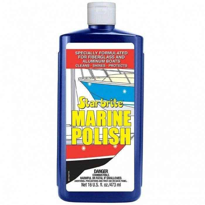 Marine Polish for Fiberglass Metal & Painted Surfaces - 16 oz. | Star Brite 080116P