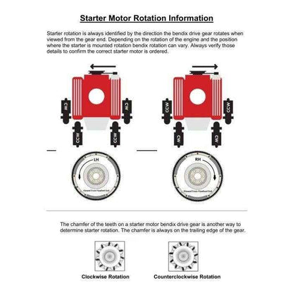 Marine Starter Counter Clockwise Compact Inboard | Arco 30459