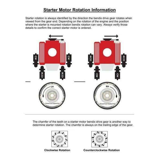 Marine Starter Counter Clockwise Compact Inboard | Arco 30459