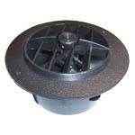 Msi 4 In. Black Round Damper Vent
