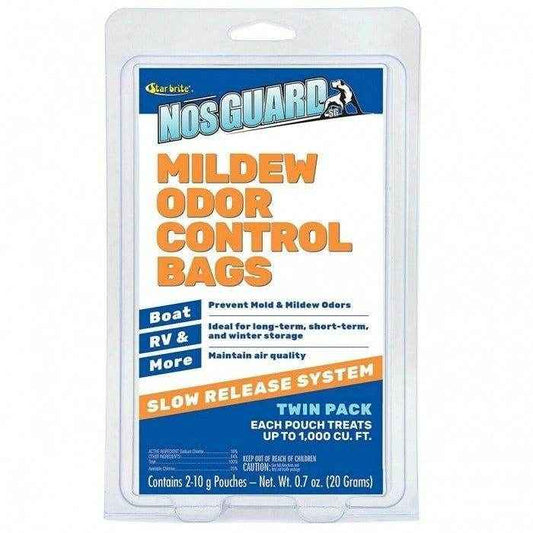 NosGUARD SG Mildew Odor Control Bags 2-Pack - Slow Release Formula | Star Brite 089950