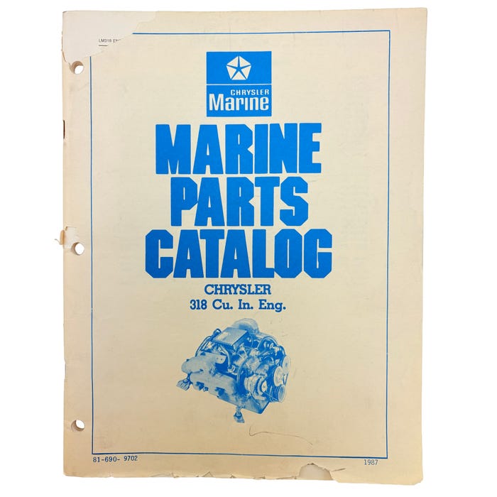 Parts Manual LM318 1987 | Chrysler 690-9702