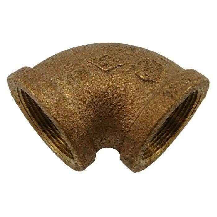 Pipe Elbow Fitting Bronze 90 Degree - 1-1/4 inch | ACR Industries 44-106