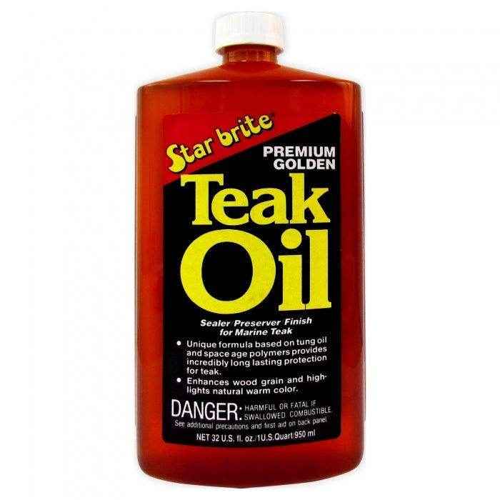 Premium Golden Teak Oil - 32 oz. | Star Brite 085132