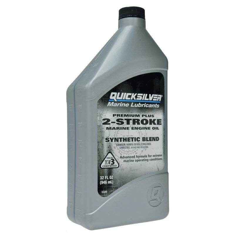 Premium Plus 2-Stroke Synthetic Blend Quart | Quicksilver 92-858026Q01
