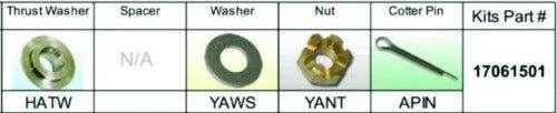 Prop Hardware Kit Fixed Hub - Honda, Type A | Solas 17061501