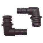 Quad Port x 1/2 in. Hose Barb 90 Degree Elbow | Flojet 20381009