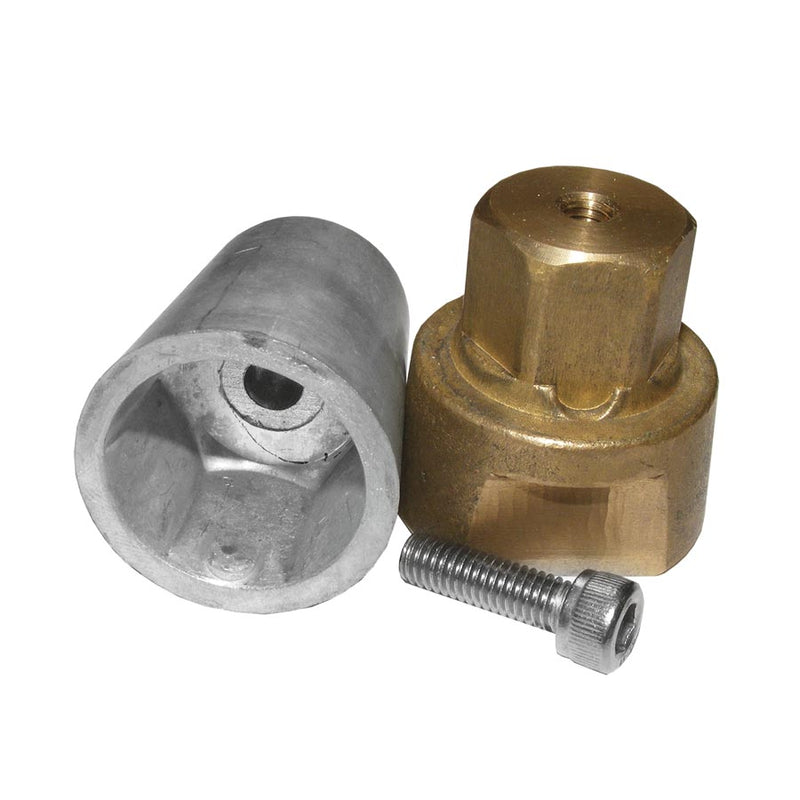 Radice Prop Nut Complete Zinc - 50mm | Martyr CMPNRAD50C
