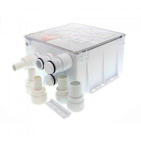 Rule 800 GPH 24 Volt Shower Drain Box | Rule 98B-24 - MacombMarineParts.com