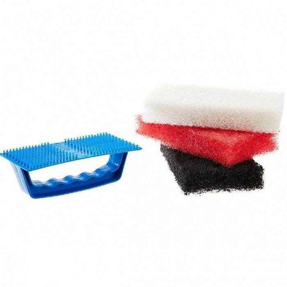 Scrub Pad Kit with Handle - Fine/Medium/Coarse | Star Brite 040023PW